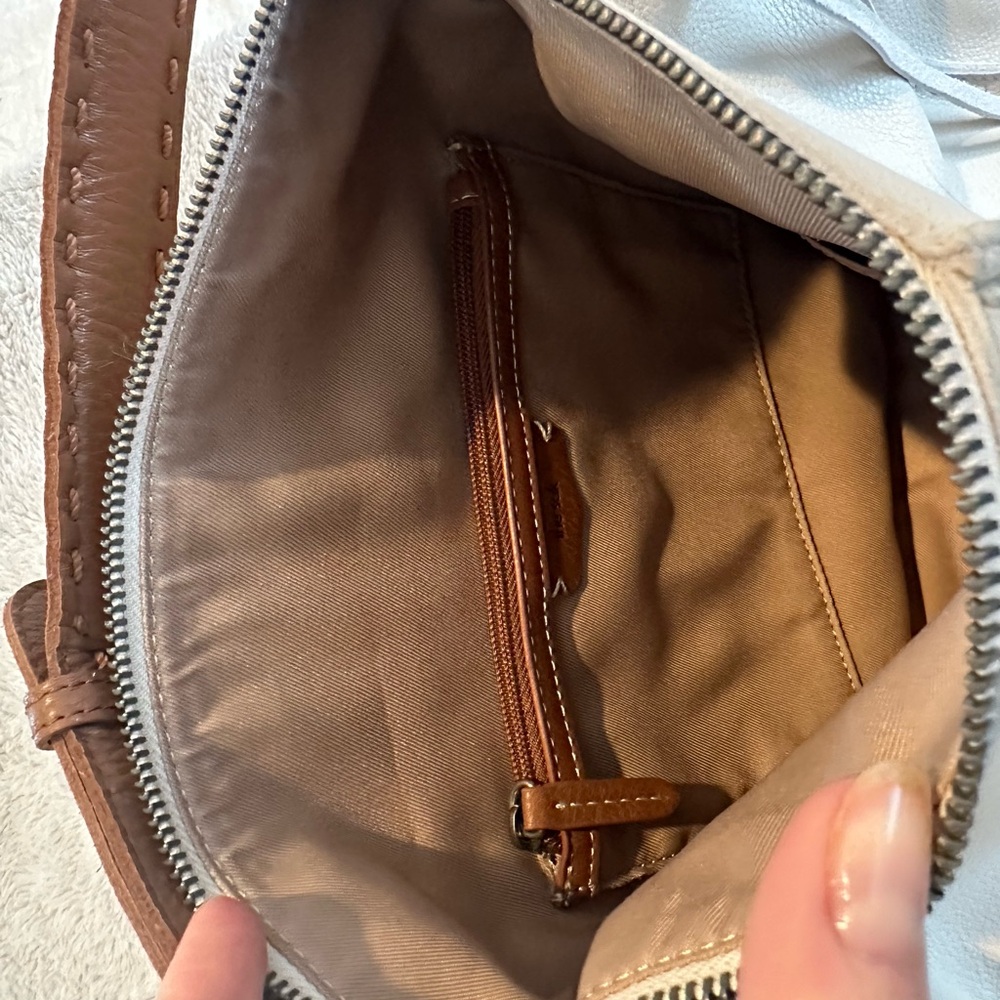 The Sak Los Feliz Medium Tote Bag Stone NWT - Picture 5 of 8